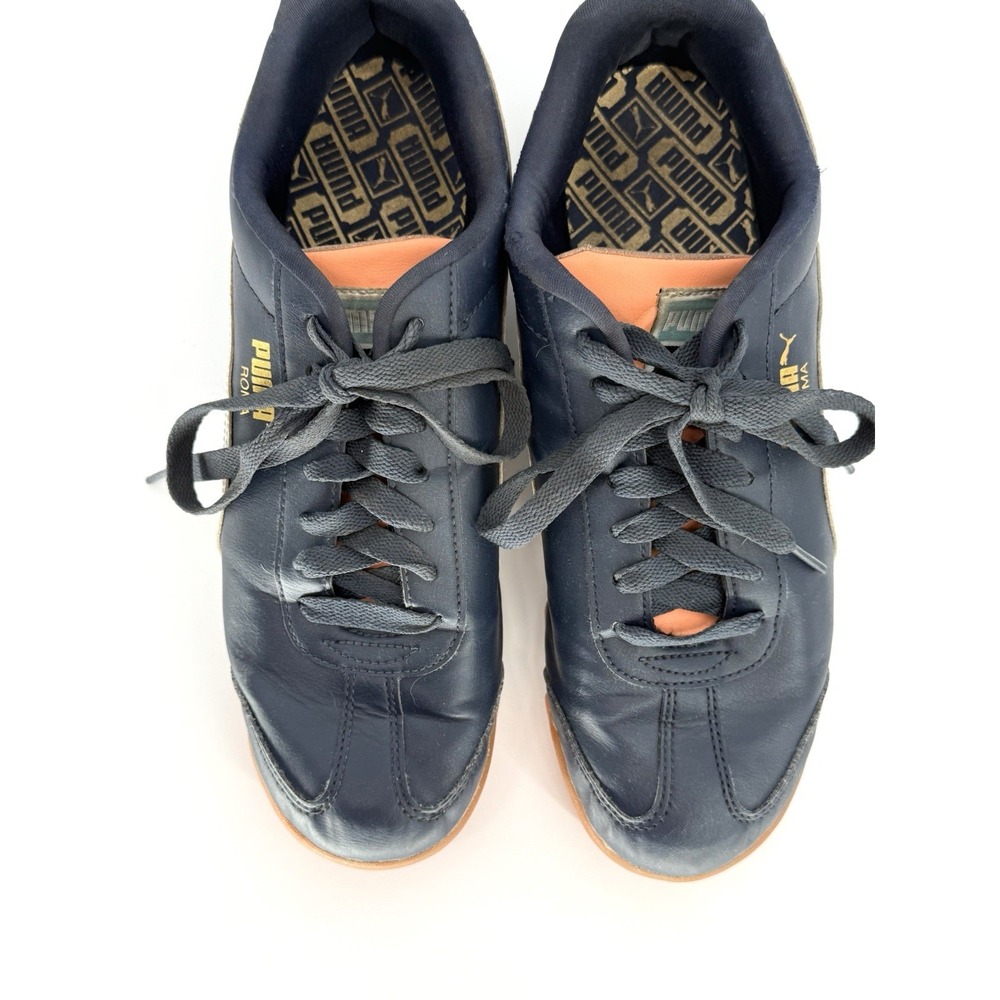 Puma Men's Roma Basic Plus Size 10.5 Parisian Night Blue 36957137 - Picture 5 of 9